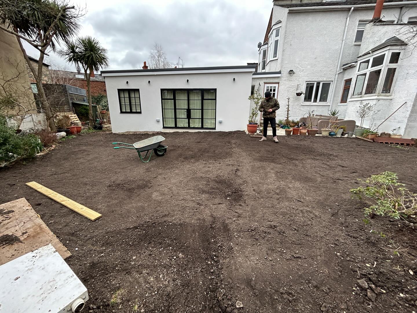 Current Project, Garden returfing