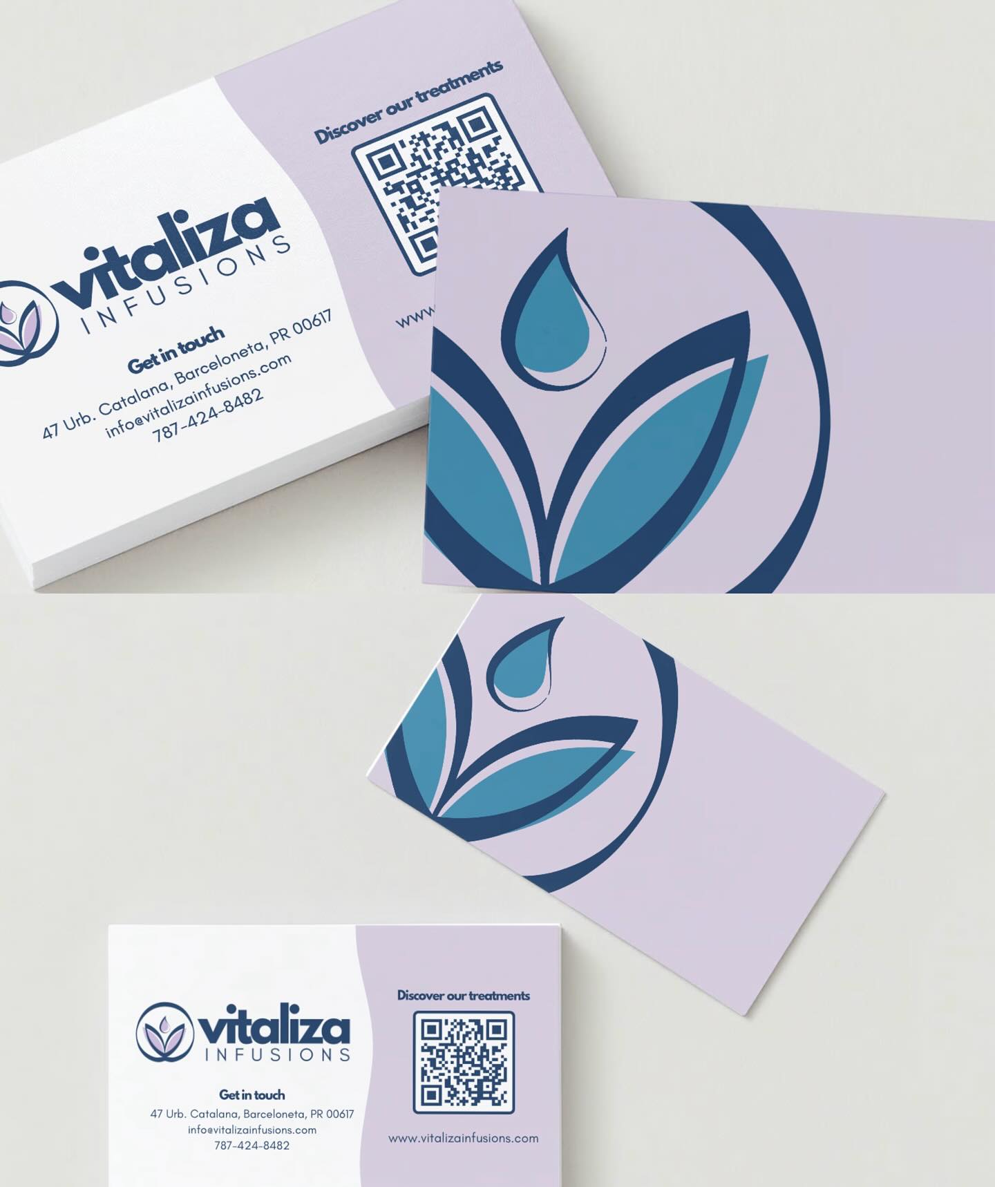 Business card design for Vitaliza Infusions.
At Varia, we recognize the importance of every detail—whether it's materials or design elements. Our main goal is to find the perfect match for our clients.
#variadigitalstudio #businesscardsdesign #digitalmarketingagency #puertorico #graphicdesign