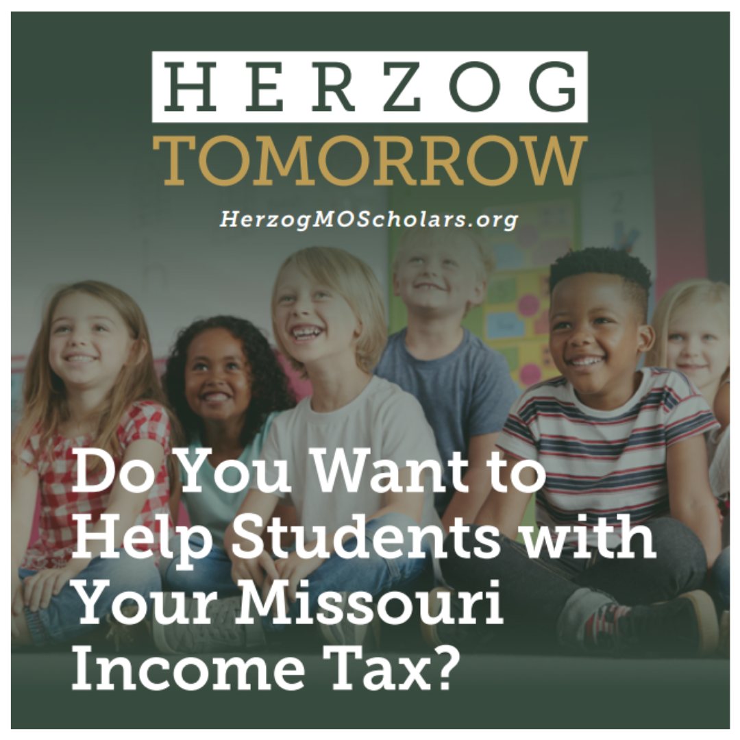 Did you know that individuals and businesses can donate up to half of their MO Income Tax to MOScholars in exchange for 100% STATE TAX CREDIT? Go to HerzogMOScholars.org and find out more about how YOU can help provide life-changing scholarships for K-12 students at Crosspoint Christian School. #HerzogTomorrow #SchoolChoice #EducationMatters #CougarMOScholars