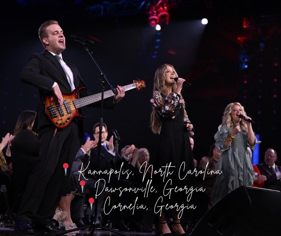 Join us this week in these cities!
📍 Kannapolis, North Carolina
📍 Dawsonville, Georgia
📍 Cornelia, Georgia
If you’re anywhere nearby, come join us! We’d love to worship together. 🎶🤍
To see addresses & times, you can see them on the links below!
https://www.bandsintown.com/a/15504265?came_from=206
https://www.rogersfamilymusic.com/about-1