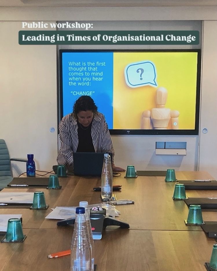 Our first public workshop of the year is currently underway!
๐ฃ Leading in Times of Organisational Change
Upcoming Events: https://www.thechangeagent.eu/events
#workshop #humanresources #leadershipdevelopment
