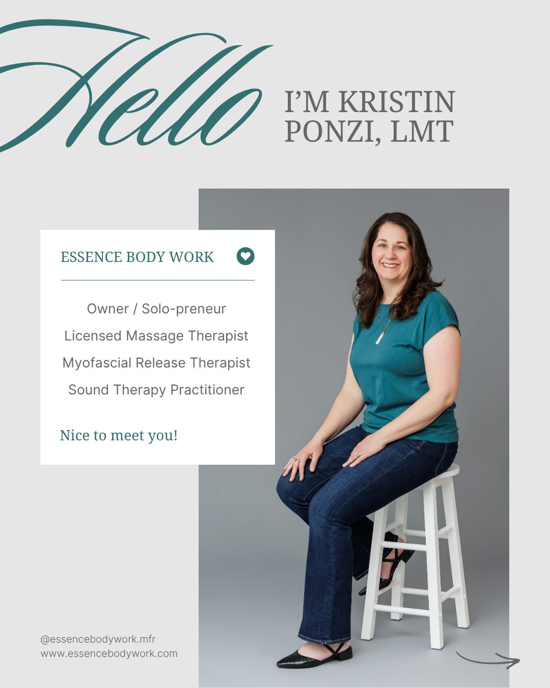 Thought it might be time for a little re-introduction.
I work with people looking for pain-relief, looking to calm their nervous system, looking for a return to an active life after surgery or injury, looking to maintain feeling great in their bodies, or looking to feel like themselves again in the Central Ohio area.
My tools are myofascial release and sound therapy. And you don't have to know all there is to know about how they work for them to be helpful. I chose these tools for a reason... they help me too.
If you would like to work with me, the quickest way is to schedule an appointment online through the link on my website: www.essencebodywork.com
#introduction #westervilleoh #CentralOhio #myofascialrelease #soundtherapy