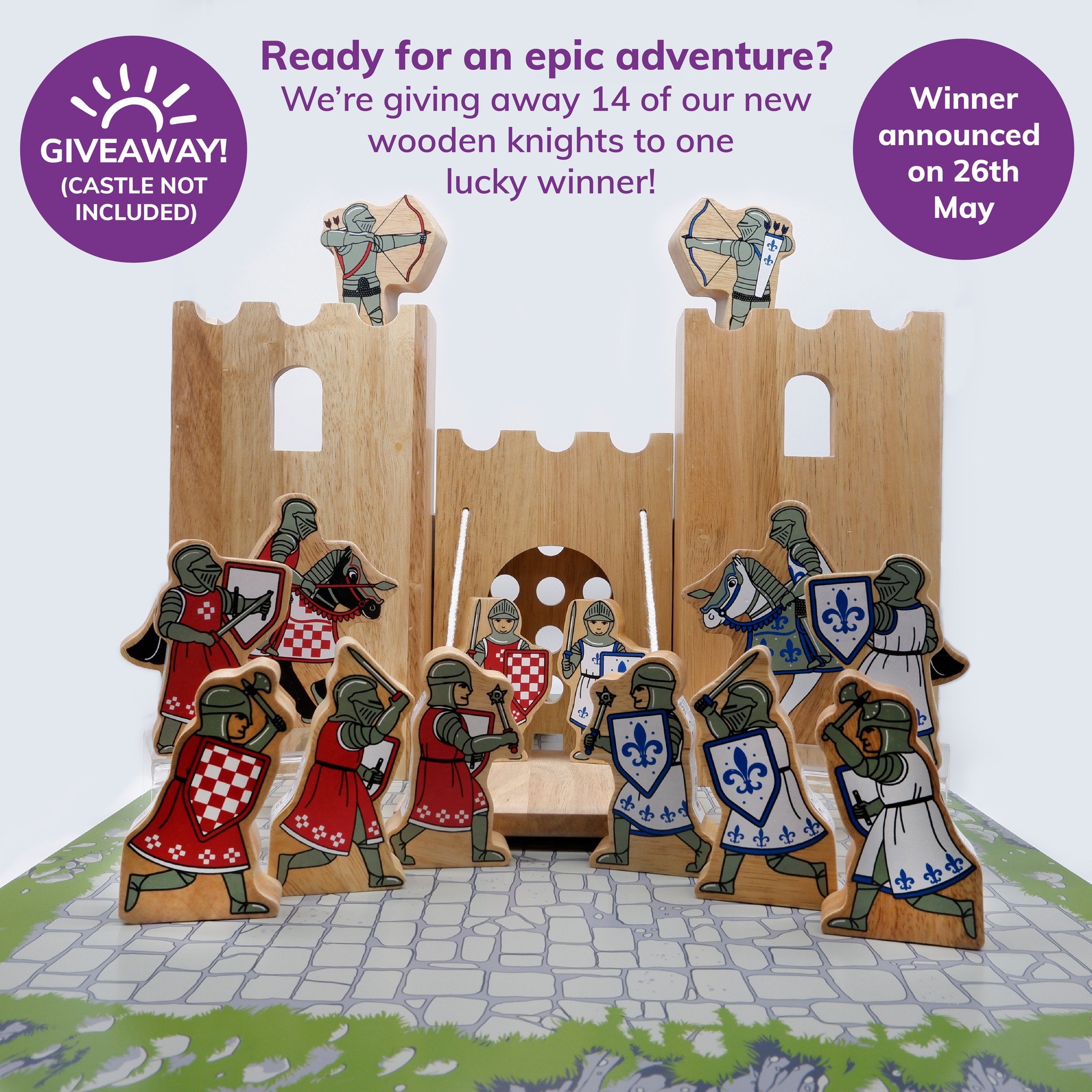 Giveaway time 🛡️⚔️! Ready to build your own legendary kingdom! We're giving ONE lucky winner... Giveaway time 🛡️⚔️! Ready to build your own legendary kingdom! We're giving ONE lucky winner...