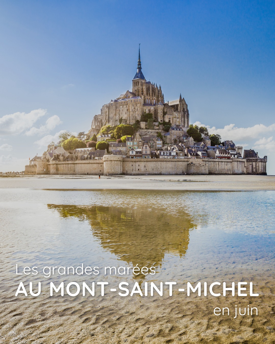 🌊 Grandes marées au Mont-Saint-Michel !
Le spectacle le plus impressionnant de l’année revient autour du Mont-Saint-Michel !
En juin, les grandes marées transforment le paysage : la mer se retire à perte de vue avant de revenir à toute vitesse encercler le Mont… Un phénomène naturel fascinant à ne pas manquer 🌅
📅 À noter dans vos agendas :
Les plus forts coefficients offriront un moment magique où le Mont redevient une île.
📸 C’est l’occasion parfaite pour capturer des images spectaculaires et admirer la puissance des marées dans la baie.
Qui sera présent pour admirer ce spectacle unique ?🌊
#MontSaintMichel #GrandesMarees
#BaieDuMontSaintMichel #Normandie