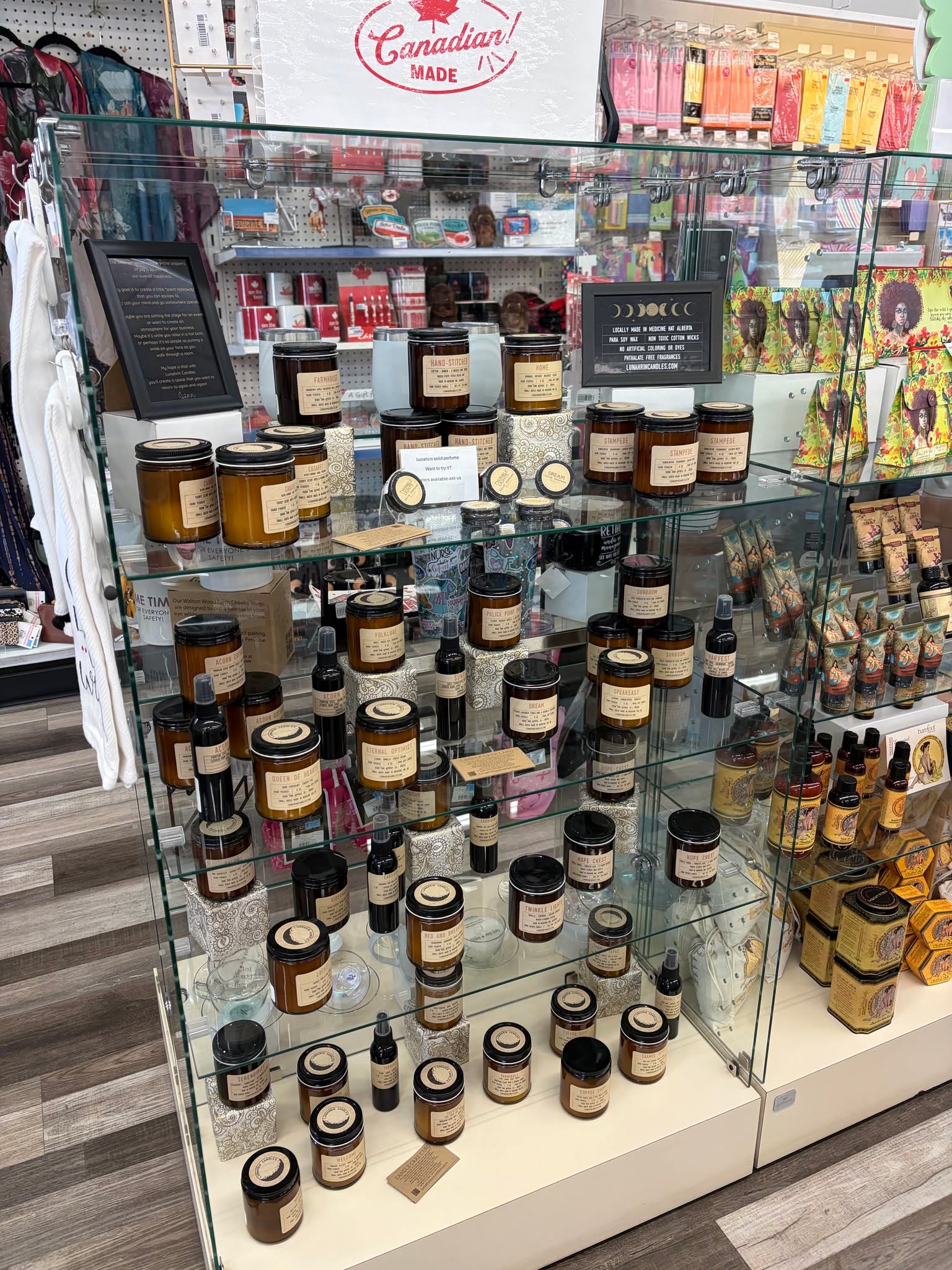 Mackenzie Drugs has been part of Medicine Hat for decades, and under new ownership it has a fresh energy. A gift section with local and Canadian finds, and a rebrand that feels like them.
You can find Lunahrin candles, room sprays, and solid perfumes there now. I recently discovered Barefoot Venus in their gift section and have not stopped thinking about it since.
If you have not been in lately, go.
@mackenziedrugs
