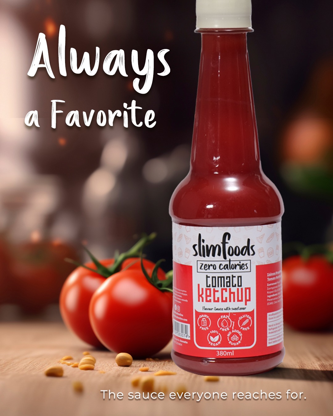Slimfoods Tomato Ketchup - The everyday essential. 🍅
Rich tomato flavor, zero calories, and endless ways to enjoy it.
#slimfoodsonline #syrups #sauces