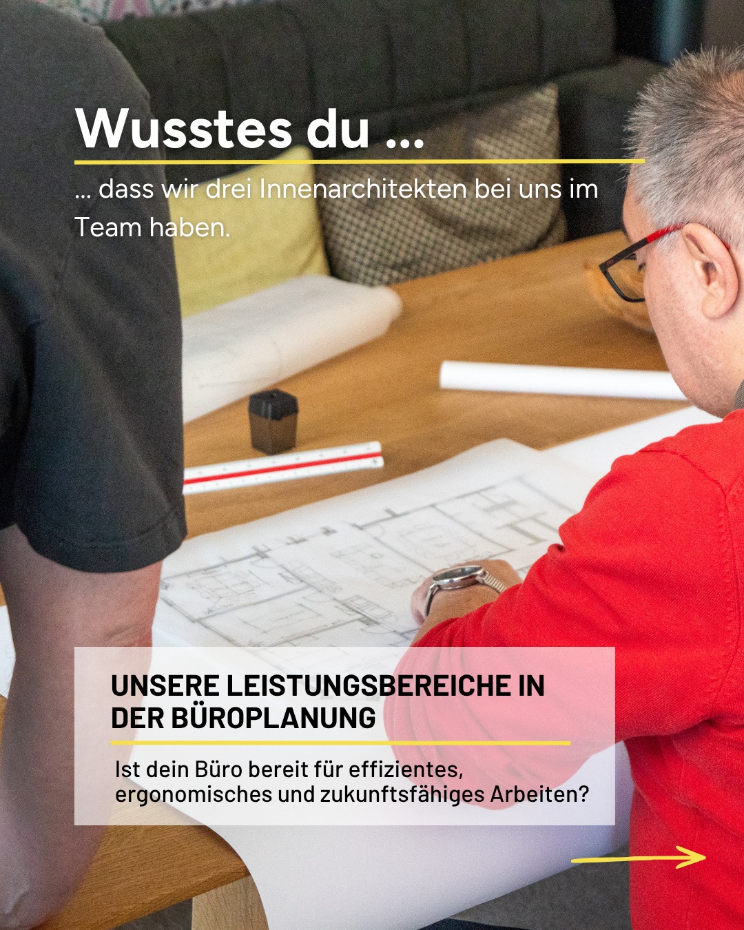 Wie entsteht ein Büro, das wirklich zu deinem Team passt?
Wir begleiten dich von der ersten Analyse bis zum fertigen Raumkonzept mit Blick auf Funktion, Ergonomie, New Work, Licht, Akustik und eure individuellen Arbeitsabläufe.
👉 Swipe durch unsere 5 Leistungsbereiche in der Büroplanung.
💬 Was braucht dein Büro aktuell am meisten: mehr Struktur, mehr Flexibilität oder mehr Wohlfühlatmosphäre?
📩 Schreib uns, wenn du dein Büro verändern oder neu gestalten möchtest.
#worldofoffice #büroplanung #officegestaltung #arbeitswelten #newwork #hybridesarbeiten #innenarchitektur #raumkonzepte #ergonomie #akustik #lichtplanung #bürodesign #arbeitsplatzgestaltung #zukunftderarbeit #oberpfalz #nordbayern