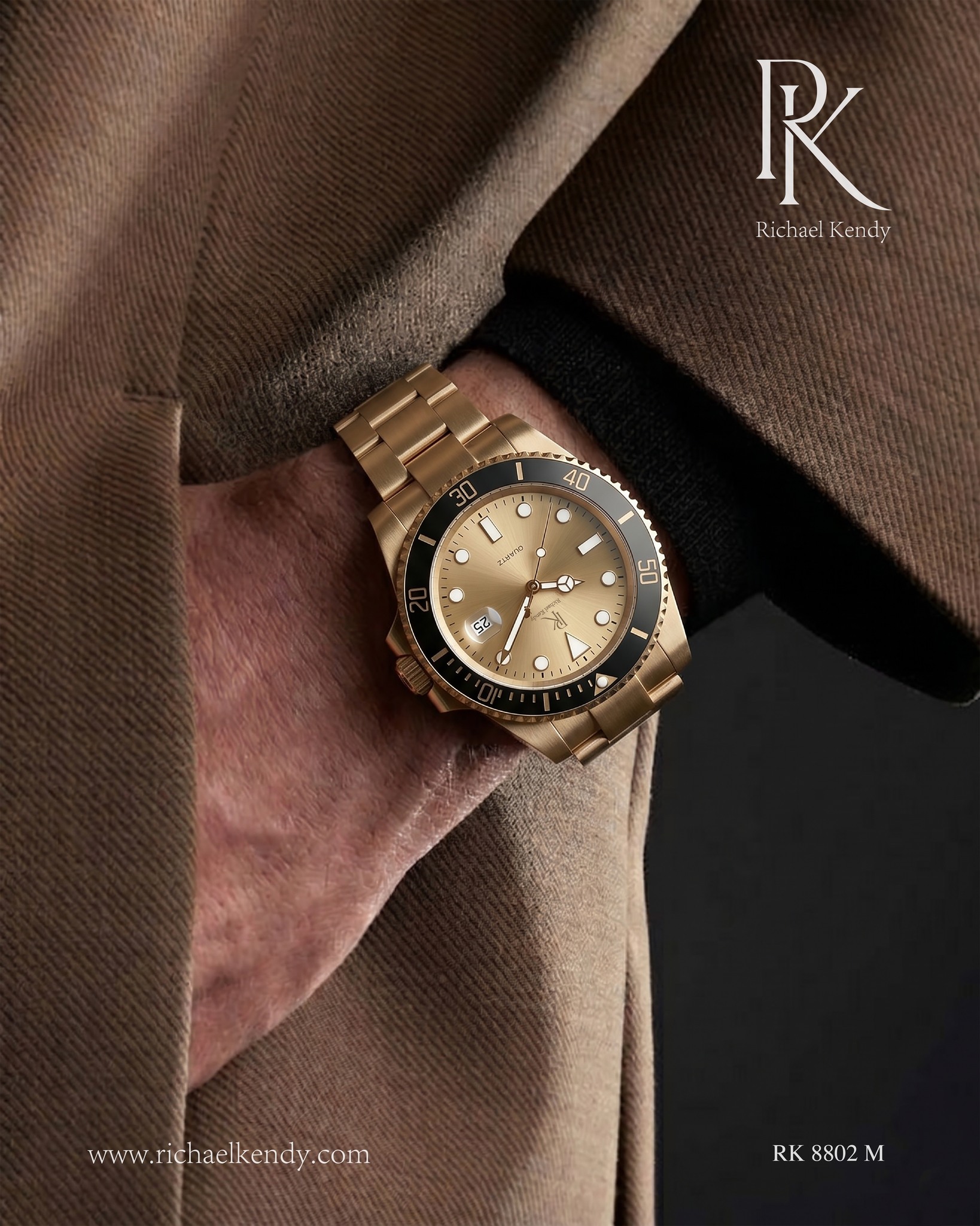 Luxury that speaks before you do. ⌚✨
Elevate every moment with bold elegance and timeless precision.
#RichaelKendy #LuxuryWatch #MensStyle #TimelessElegance #WatchCollection