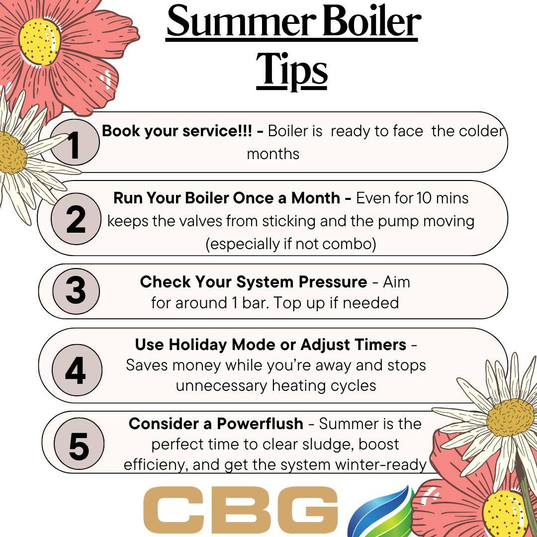 Summer Boiler Tips! 📝🌞 Any enq… Summer Boiler Tips! 📝🌞 Any enq…
