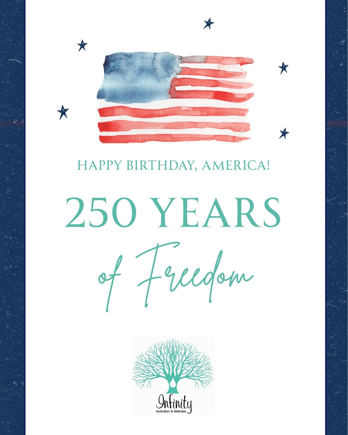 Cue the fireworks and fire up the grill! 🌭🎇
We're celebrating America's 250th birthday the best way we know how. With gratitude, laughter, and plenty of red, white, and blue. Wishing everyone a safe and happy Fourth of July!
