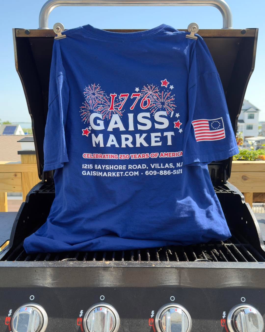 Today weāre celebrating 250 years of the best country on earth at 1215 Bayshore Road, Villas! Weāre open until 6 PM for everything you need to party.
We want to thank the best customers in Cape May County for shopping small this holiday. We also want to thank our amazing team for their very hard work this week.
Remember, this country is the land of the free because of the brave. We can enjoy this beautiful day thanks to those who made sacrifices for us.
Be thankful today and treasure all the small things. The sun on your face, the food on your table, the family and friends in your yard. Youāre living in the good old days before theyāre the good old days. Today is a once in a lifetime celebration of all things that are good, no matter how small.
Weāre happy youāve made Gaissā Market a part of your celebration.
God Bless You, and God Bless America šŗšø
