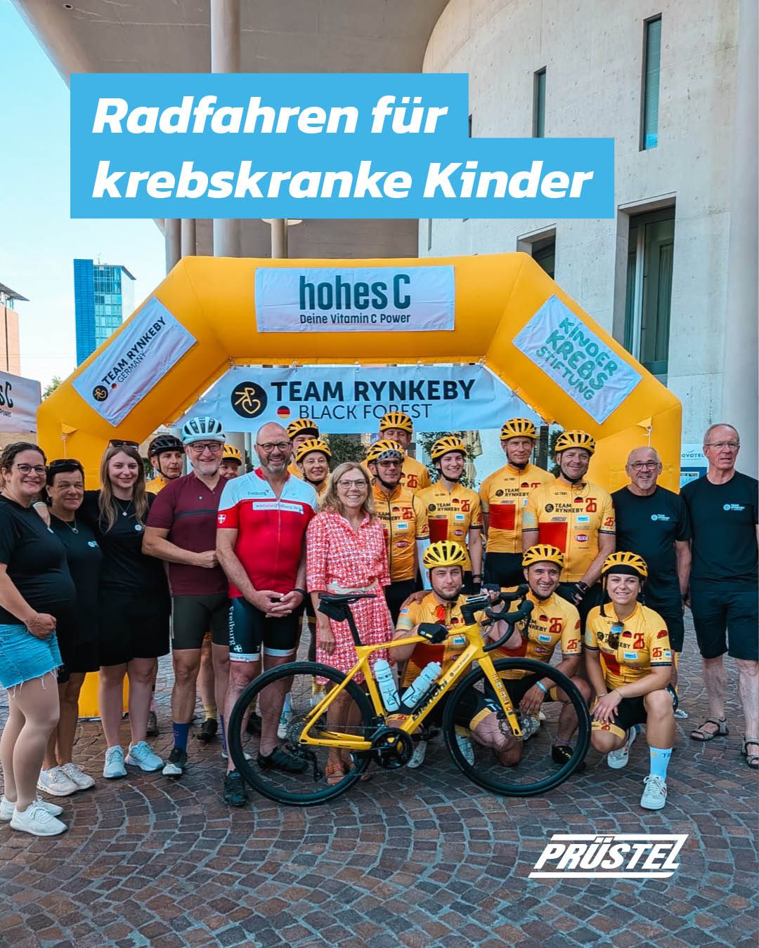Es ist wieder so weit. Seit Samstag fahren wir gemeinsam mit dem Rad für den guten Zweck. 💛🚴♂️
Auch in diesem Jahr unterstützen wir als Goldsponsor das Team @teamrynkebyblackforest auf dem Weg nach Paris. Mit dabei ist auch wieder unser Geschäftsführer Florian Prüstel. Dieses Jahr nicht nur als Fahrer, sondern als Teamchef.💪
Gesammelt werden auf der Tour Spenden für krebskranke Kinder und ihre Familien.
Für uns ist es eine Herzensangelegenheit, dieses besondere Projekt zu begleiten. Deshalb teilen wir mit dem Team diese Woche ein paar Einblicke in die Tour.
Wir wünschen Florian und dem gesamten Team eine sichere Fahrt und eine erfolgreiche Tour bis nach Paris. Wir sind stolz, ein Teil dieser großartigen Aktion zu sein! 💙
#pruestel #teamrynkeby #spedition #logistik #kinderkrebsstiftung