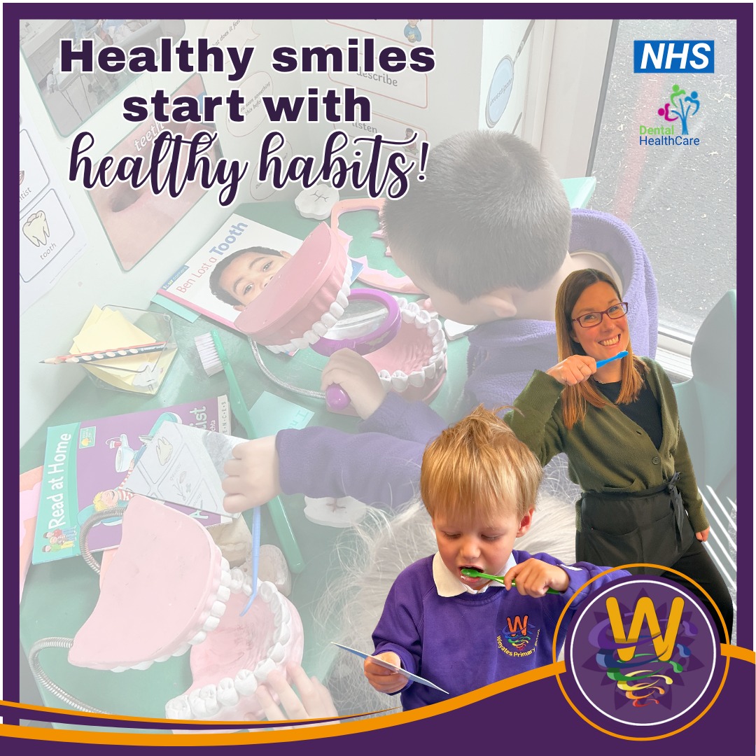 🦷 Healthy smiles start with healthy habits! 😁
At Winyates School, we are proud to support the fantastic oral health advice from NHS East of England Community Health and Care. From choosing tooth-friendly snacks and drinks to brushing correctly and looking after our toothbrushes, these simple habits help keep our children's smiles healthy and bright.
Our children have embraced these messages with enthusiasm and enjoy learning how to take care of their teeth every day. Together with families, we can build healthy habits that last a lifetime. 💙🪥✨
.
.
.
#HealthySmiles #OralHealth #WinyatesSchool #HealthyHabits #NHS #CommunityHealth