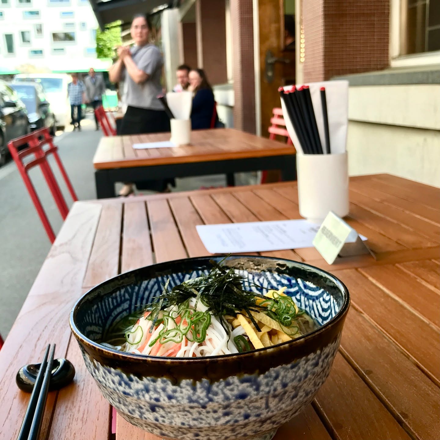 summer has arrived! enjoy our outdoor seating area and our new items on the menu:
· somen (chilled noodle soup > lunch)
· "tofu caprese"😉
· zukedon (our salmon "poke" bowl)
· chashu (braised pork belly)
· oyakodon (chicken-egg umami bomb!)
#miakeizakaya #miakeizakayabasel #izakaya #japanesefood