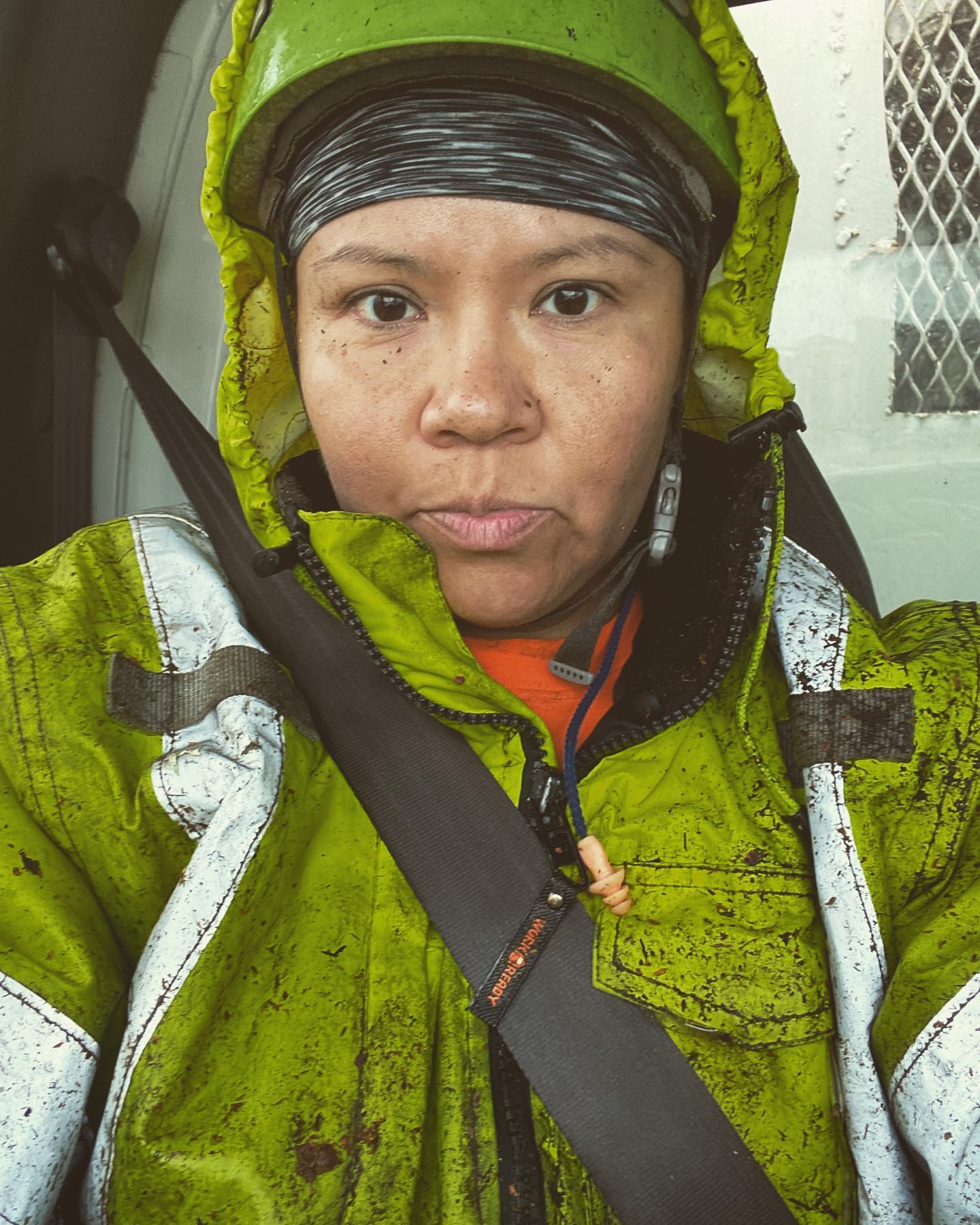 You may be wondering why I havenโt posted many videos of our work lately. Iโll tell you why- because rain makes itโs very hard to keep anything dry, especially the phone ๐ฑI use to video! This is the only picture I was able to get after a long day of working in the rain โ๏ธ ๐. Not flattering but real ๐. Looking forward to having dry days soon! โฆ and not having do launder muddy clothes.