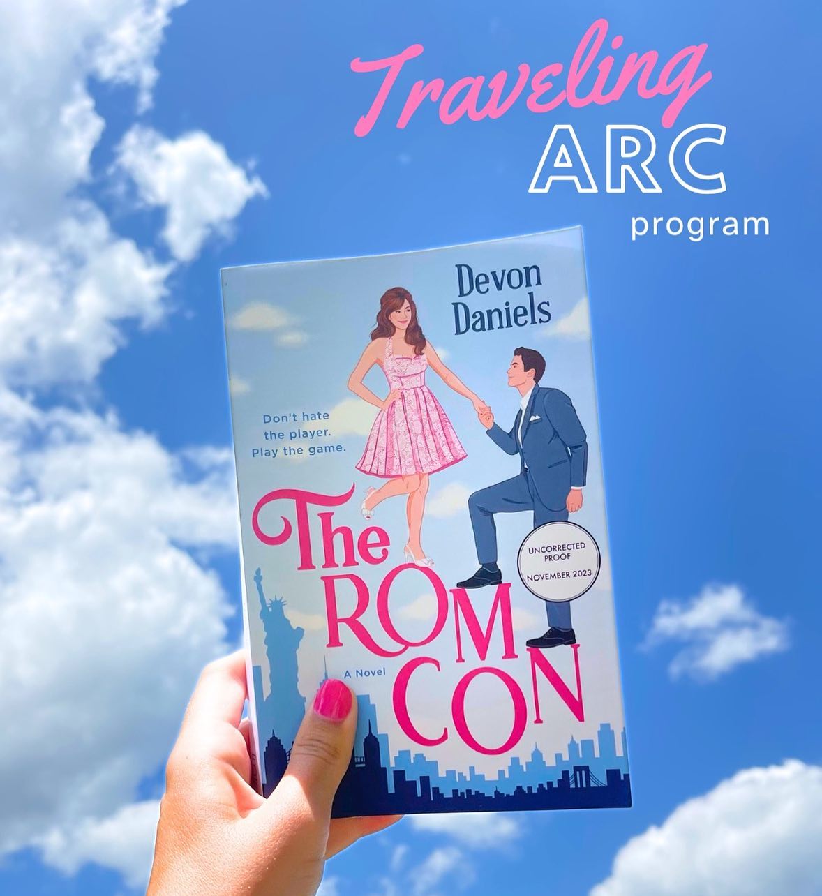 In case you missed it, I posted in my Stories last week about kicking off my traveling ARC program! If you're unfamiliar with the concept, a traveling ARC is basically an advanced copy of the book that gets sent from one reader to another via a "read and pass it on" program. There will be 2 copies in rotation, and we'll see how many people they can reach before THE ROM CON publishes on November 7. If you're desperate to read it early, this will give you your best chance! 🤞🏻
To keep things simple & streamlined, I'm running this through my Facebook Readers Group. To join, click the link in my bio to request entrance to the group, & the rest of the program specifics are explained over there. Good luck, and may the odds be ever in your favor! 📖💕