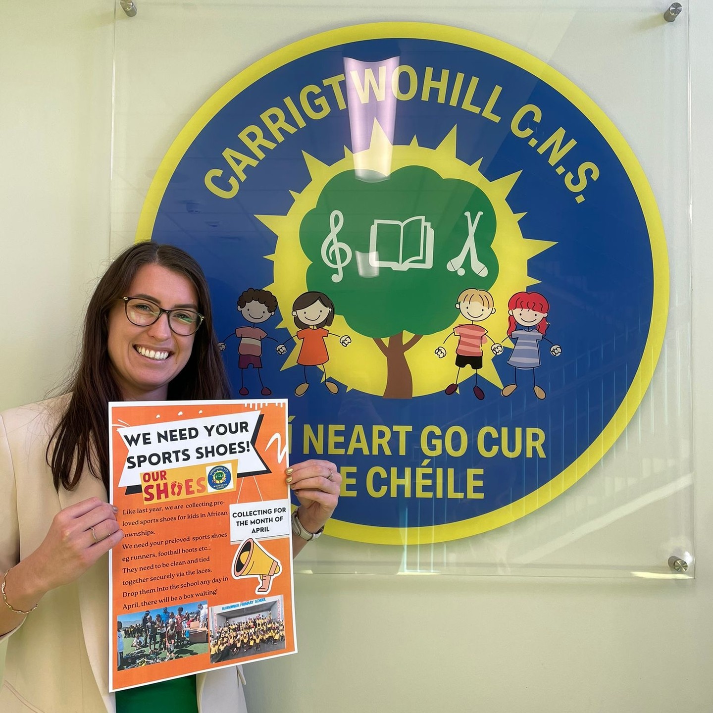 Schools are really getting into the 2024 campaign! Check out @carrigtwohillcns school where they have even got the children making their own Our Shoes campaign posters - encouraging the rest of the school to bring in their pre-loved shoes!
Is your school involved? If not, there is still plenty of time to register to take part in the campaign happening right now! Head over to www.ourshoes.ie to get involved! 👟😀