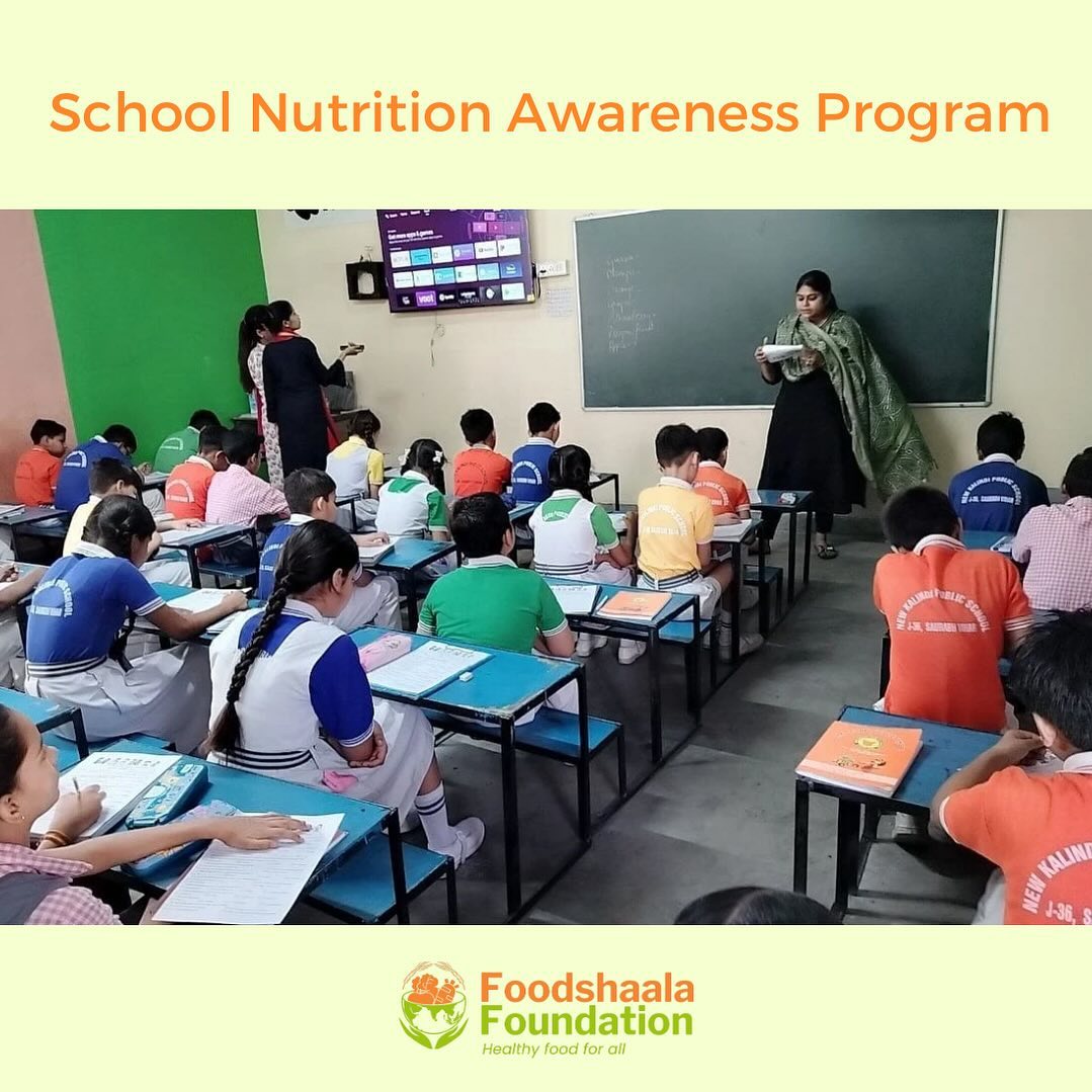 We’re thrilled to announce the launch of our brand-new initiative, the School Nutrition Awareness Program (SNAP), aimed at educating young minds about the importance of nutrition and healthy eating habits!
In our first session, held at New Kalindi Public School in Delhi, our enthusiastic 6th standard students dived into the world of nutrition with Foodshaala’s interactive and fun-filled ‘Food Funda’ session.
Our goal with SNAP is to empower children with the knowledge they need to make healthier food choices. We believe that by understanding what they eat and why certain foods are better than others, children can lead healthier, happier lives.
A big shoutout to the amazing team at New Kalindi Public School for their support and to our passionate volunteers who made this session a huge success.
Together, we can build a healthier future for our children, one nutritious meal at a time. Stay tuned for more updates as we continue our journey with SNAP across various schools.
#Foodshaala #SNAP #NutritionAwareness #HealthyKids #FoodEducation #SchoolProgram #HealthyEating #ChildrensHealth #Delhi #HealthyFuture #FoodFunda
📸: Capturing the spirit of learning and health at our Food Funda session!