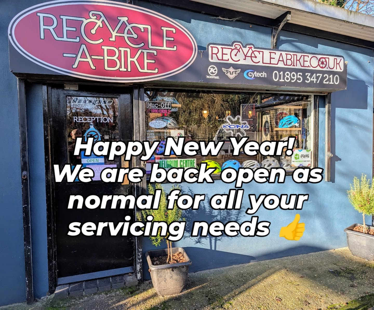 Happy new year all! It's 2025 and the sun has come out! We are back open as normal for all your service and bike needs. We'll look forward to seeing you 😊