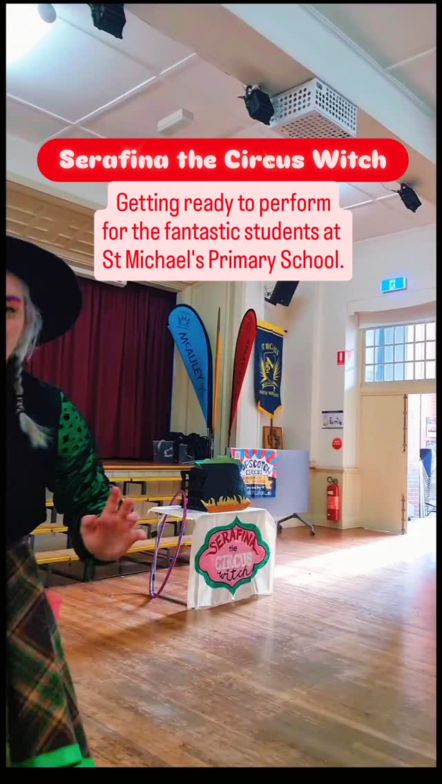 ๐ฅณ I had so much fun performing as Serafina the Circus Witch at St. Michael's Primary School for their Week of Wellbeing!!
๐ค Students were prepped with a video resource showing the equipment and tricks they were going to see.
๐คนโโ๏ธ Then, after a little circus show, they got to try all the circus equipment in a hands-on workshop.
๐ Students practised having a growth mindset and the power of "yet".
Thanks for having me!! ๐ @stmichaelsnm
.
.
.
.
.
#circusincursions #circusworkshops
#circusmelbourne #circusforkids #circusinschool #hopscotchcircusmelb #melbourneteachers #northmelbourne #teachingresources #melbourneschools