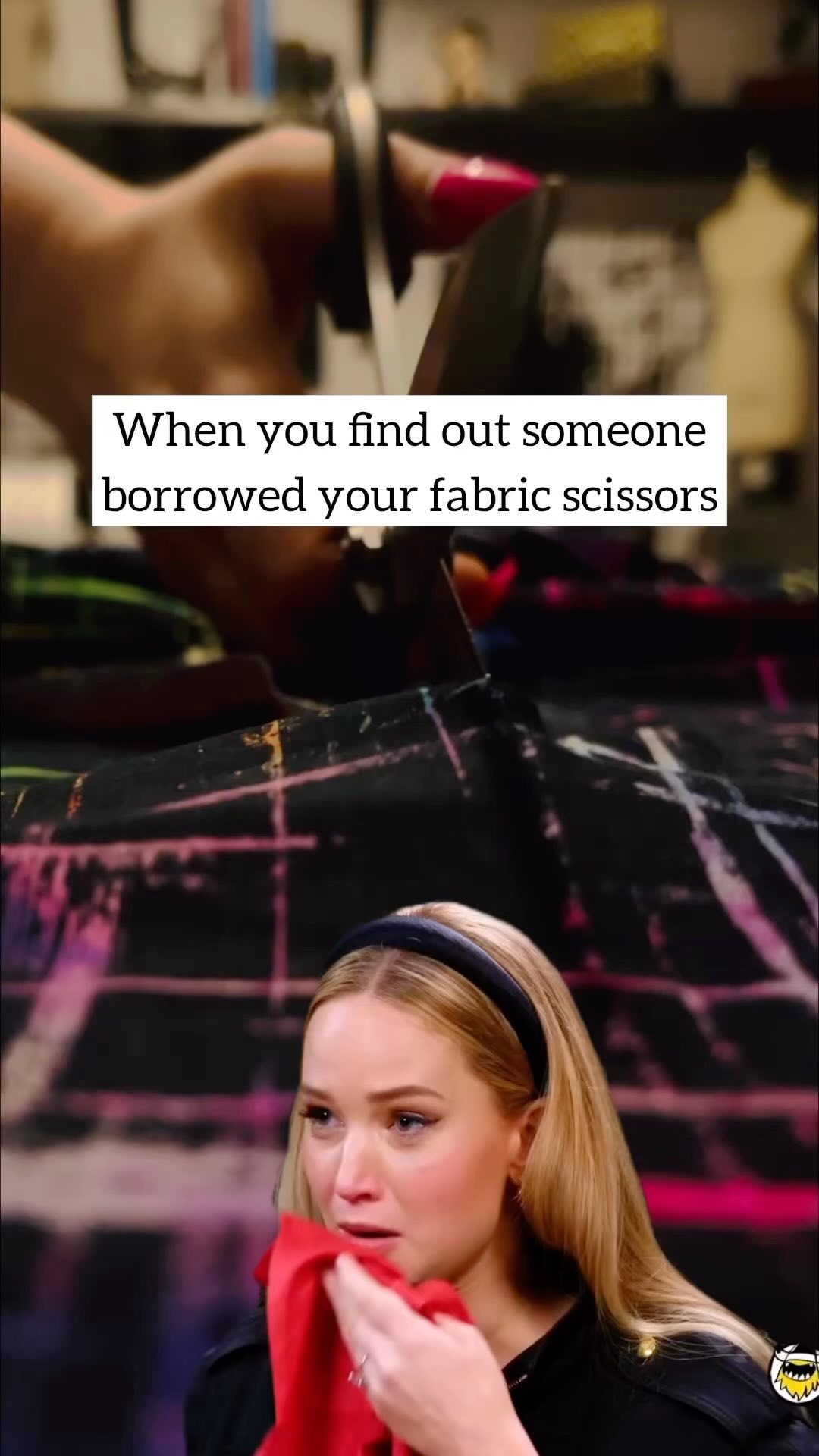 You used MY scissors? MY SCISSORS???
Drop a ✂️ in the comments if this is your worst nightmare too
Don’t forget to follow @madebystinasmith for daily inspiration and tips 🫶🏻
#deadlysins #fashiondesigner #fabricscissors #fashion #sewing #sewinghumour #tiktokforgood #jenniferlawrence #sewingforbeginners #vintage #voksnesygale #syselv
