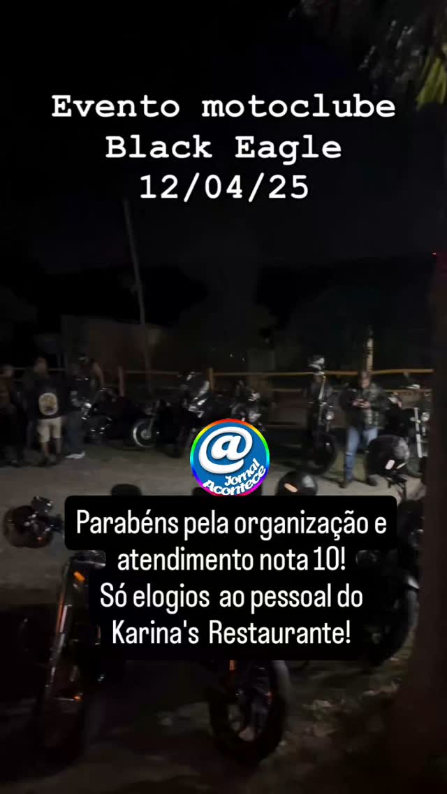 Evento top para os amantes do rock e das motocicletas 🏍 🏍 no Karina's ontem.