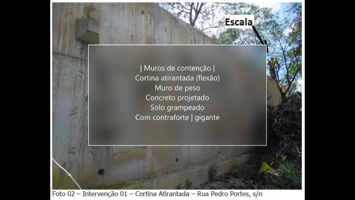 Muros de contenção