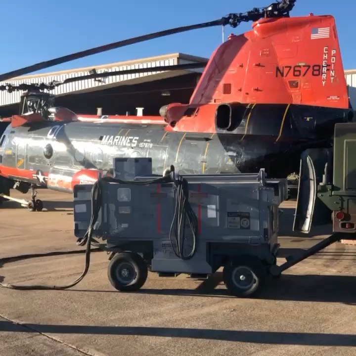 Electrical system checks. Powering up the baby jet #phrog #phrogsphorever #pedro #cherrypoint #USMC #Marines #ch46 #ch46seaknight #hh46 #sar