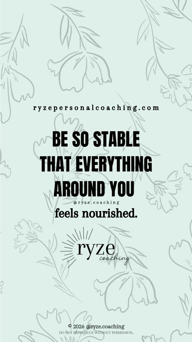 Stability is an energy that everything around you learns from.
Your inner grounding will become the quiet medicine the moment needs.
Your stability isn’t in stillness to avoid wobbles.
It’s showcasing your resolve.
It’s moving with your undeniable clarity.
It’s your cultivated peace that feeds everything it touches.
Your steadiness becomes the quiet hope others rise from.
Sending you love.
Latoya
#stable #nourish #ground #hope