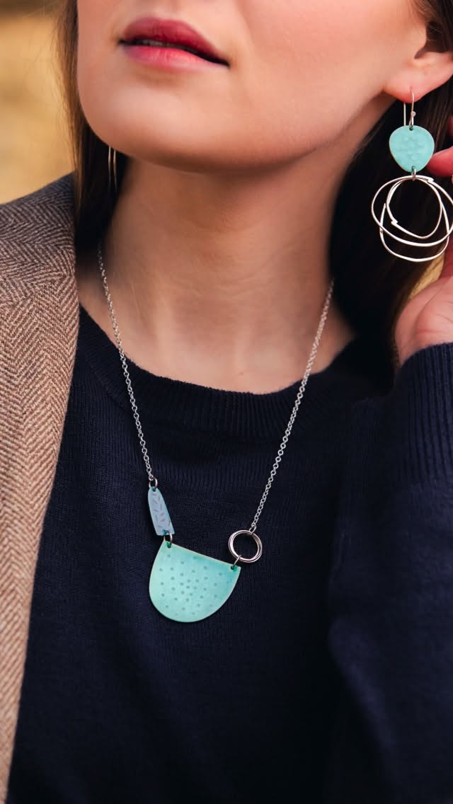 I’ve been using turquoise enamel in my jewellery from the beginning - it goes perfectly with my wild coastal inspiration and is perfect for summer.
I can make any of my designs in any of my colours - get in touch to discuss a specific request if you fancy treating yourself to some unique, colourful jewellery 🩵🌊🌊
#loveturquoise #uniquestyle #statementearrings #standoutfromthecrowd #colourfuljewellery