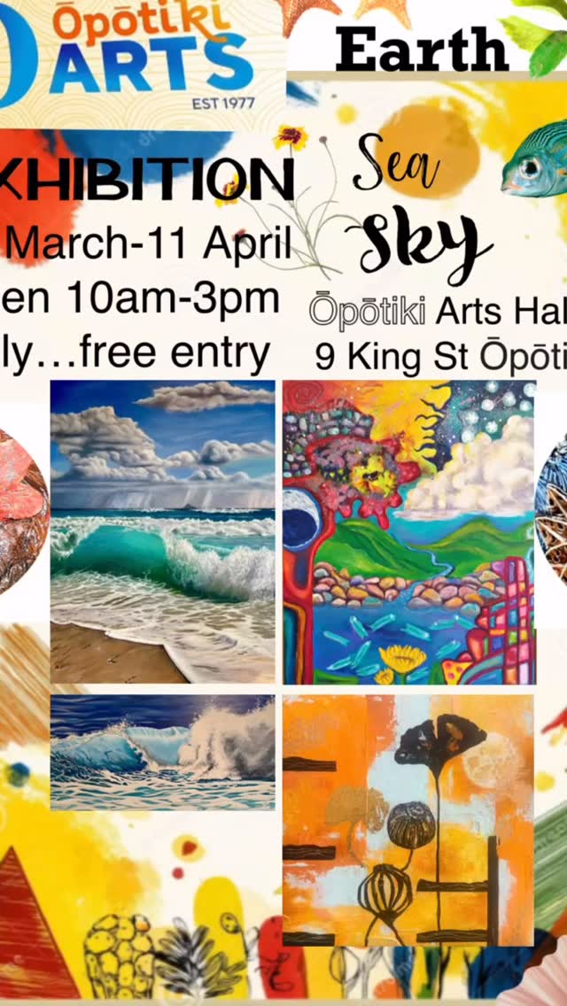 New work from my Intervals series is all framed up and on display at the Ōpōtiki Arts Earth, Sea and Sky exhibition, on daily until the 11th April, 10am-3pm! Check it out! #artforsale #artforyourhome #oilpainting #supportlocal #supportartists