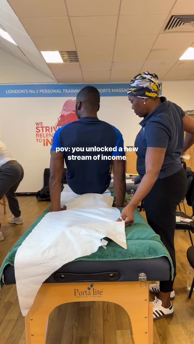 Our Sports Massage Therapy course teaches you everything you need to help clients recover, perform better, and feel amazing:
✅ Anatomy & Physiology for Sports Massage
✅ Soft Tissue Dysfunction & Treatment Plans
✅ Hands-on Massage Techniques tailored to your clients
Build another stream of income while making a real difference.
🚀 For more info or to get started, DM us with your name, number and email and one of our tutors will be in touch!