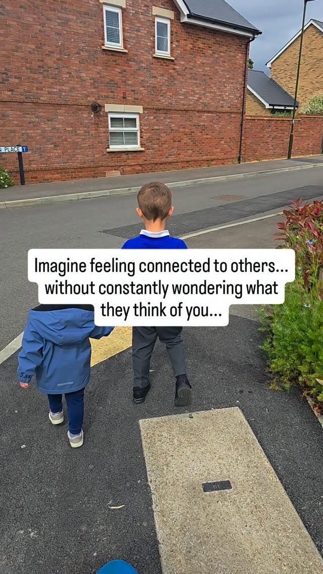 Imagine feeling connected to other people… without constantly wondering what they think of you.
Without replaying conversations afterwards.
Without wondering:
Did I sound awkward?
Did I say too much?
Do they think I’m struggling?
Imagine still caring about connection (because humans need connection), but no longer feeling like you have to earn acceptance by performing, shrinking, or pretending you're coping.
Lott of parents are adapting themselves to fit in.
Not because they’re fake.
But because true connection matters.
But this isn’t about suddenly becoming someone who 'doesn’t care' what people think.
It’s about slowly learning to trust yourself more.
To tolerate being misunderstood.
To stop abandoning yourself for approval.
That shift is possible.
Follow for parenting psychology that helps you understand why you do these things, and how to change them.