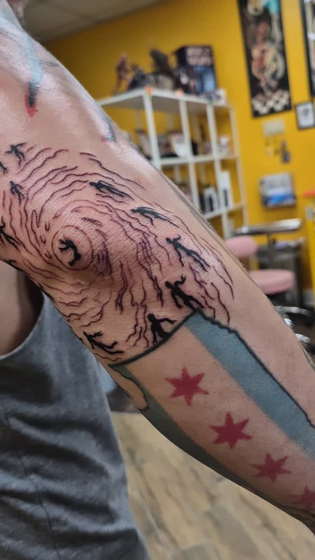@he_who_walks_behind_the_rows #tattoo #tattoos #art #outline #trusttheprocess