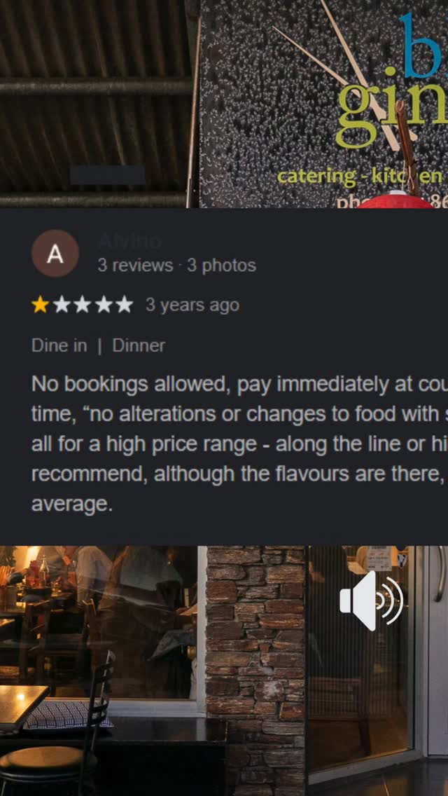 π’ Sound on. π’ We get alot of five star reviews so why not show of some of our one stars π #justyouraverageasianfood
