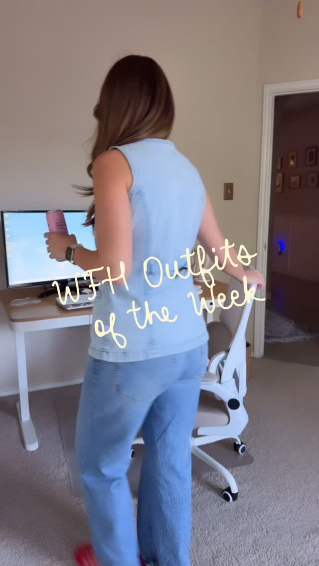 A week of work from home fits. Getting dressed—even just a little bit—genuinely shifts my mindset for the day. #wfhootd #creative #designer #ootd #webdesigner