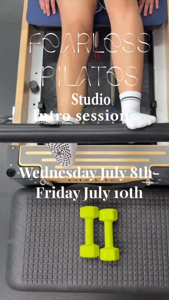 If you do Mat Pilates but curious how it’s different from Reformer Pilates? Or if you’ve never done either….This is for you. Free intro sessions! Come and see what it’s all about. Wednesday July 8th to Friday July 10th. DM me to schedule a time slot. #fearlesspilates #princealbertsk #pilatesstudio