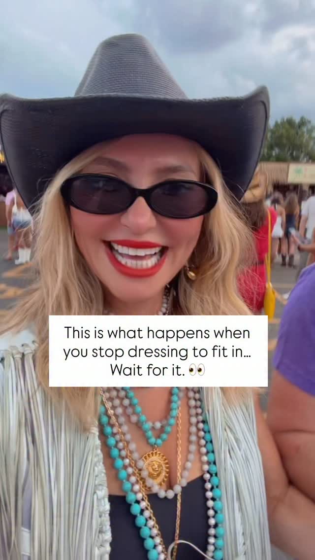 Moments like this remind me of something I teach every woman I work with…
When you stop dressing to fit in and start dressing in alignment with who you truly are, people feel your energy before they notice your outfit.
That’s the power of personal style.
Not trends.
Not designer labels.
Not dressing like everyone else.
Just having the courage to be fully seen.