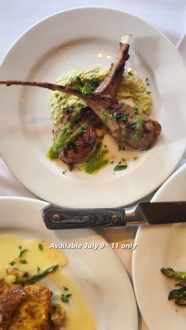 Available Thursday, July 9 through Saturday, July 11.
Chef David's got four dishes running through the weekend, and there's a good mix of wood grill and pasta on the list.
Wood-Grilled New Zealand Lamb Chops (Costoletta di Agnello) — chickpea basil puree, salsa verde.
Short Rib Tagliatelle (Tagliatelle alla Pizzaiola) — tomato braised boneless short ribs, Castelvetrano olives, capers, fresh oregano.
Kodiak Island Halibut — herb crusted, summer succotash, smoked bacon, lemon butter sauce.
Wood-Grilled NY Strip (Bistecca di Manzo) — mashed potatoes, grilled asparagus.
It's the kind of lineup that doesn't come around often at Italian restaurants in Austin — worth building a night around.
Pro tip: If you're splitting secondi at the table, the tagliatelle and the halibut hold up well side by side.
📍 6203 N Capital of Texas Hwy, Austin, TX 78731
📞 (512) 349-7667
#ItalianFoodAustin #TuscanCuisineATX #SienaAustin #AustinItalian