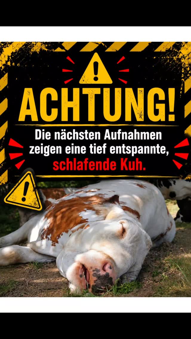 Achtung! 🚨
Die nächsten Aufnahmen zeigen eine tief entspannte, schlafende Kuh. 🐄💤
Seltsam, oder?
Der Anblick einer völlig entspannten Kuh wirkt auf viele Menschen erst einmal befremdlich. Manche erschrecken sogar und fragen sich sofort: Ist mit ihr alles in Ordnung?
Aber wenn wir ehrlich sind: Ich sehe im Schlaf bestimmt auch nicht immer aus wie ein friedlicher Engel. 🤭😅
Bestimmt habt ihr eure Partnerin, euren Partner, eure Eltern, Großeltern oder einen anderen lieben Menschen schon einmal schlafend gesehen – und auch sie sahen dabei vermutlich nicht immer besonders elegant oder "bilderbuchreif" aus, oder? 😉
Warum also wirkt es so erschreckend, ein Rind so zu sehen?
Weil wir es nicht gewohnt sind? Weil wir schlafende Kühe so selten sehen? Oder weil dieser Anblick uns eher an schreckliche Bilder erinnert als an Vertrauen, Frieden und tiefe Entspannung?
Dabei ist genau das ein wunderschönes Zeichen: Ein Tier, das sich sicher fühlt, loslassen kann und einfach schläft. 💚
Vielleicht denkst du beim nächsten Mal, wenn du einen deiner Lieblingsmenschen friedlich schlafen siehst, an Hannie – das entspannte Rind, das auf der Wiese liegt und das Leben genießt. 🐄🌿
✨️
#schlafen #rinder #tierliebe #entspannung #landleben