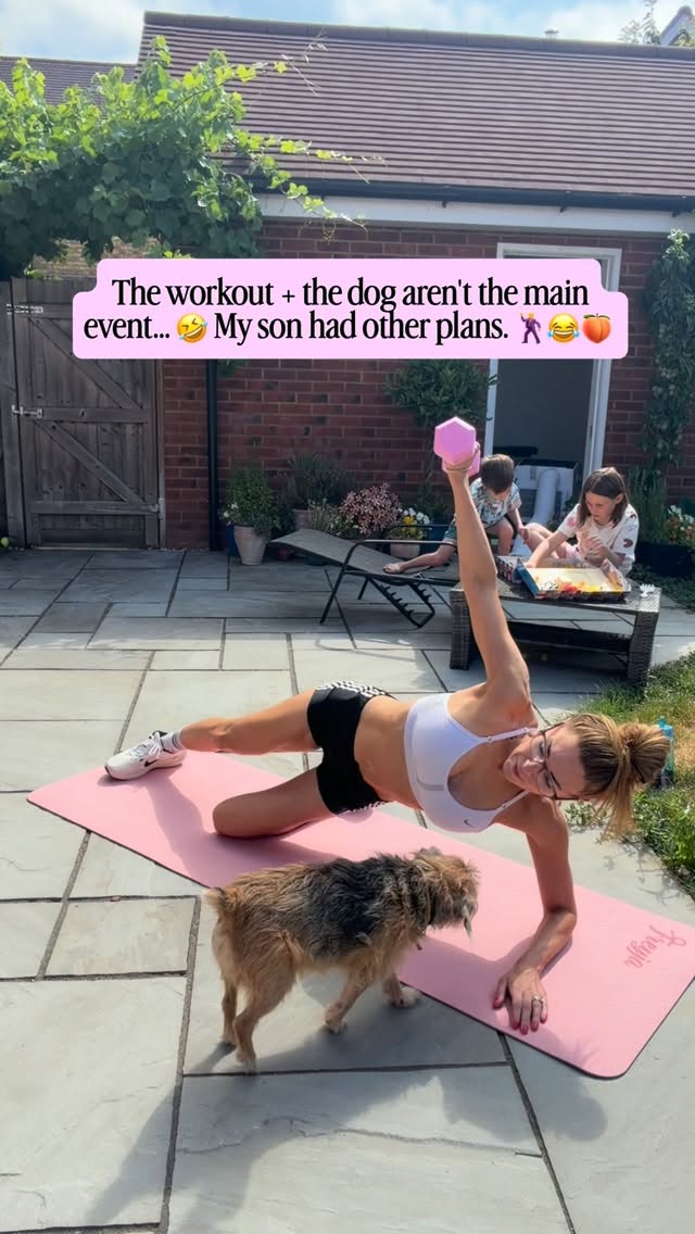 🤣 Who needs a gym when you’ve got this much entertainment? 😂👇
I didn’t even notice what was going on until I watched the video back 😳🫣!!!!
Somehow... I still got my workout done 💪!
Genuinely - I could have made a millions excuses today not to workout…. But these are the days we need a bit of exercise the most… 😆
The REAL progress is showing up on these days. And let’s be honest - our bodies won’t change themselves 😜
Your workouts don’t need to be perfect - let’s call it imperfectly perfect 😆
And this exercise 😮💨🔥! It features towards the end of my NEW Band + Build program 🙌…. It was a sell out earlier in the week 🫣 but I may be able to open some spots at the end of the month, let me know if you want in on any of my programs for August and enjoy an imperfectly perfect workout routine with me 🤣!
#motherhoodjourney #exerciseformums #workoutwithkids
