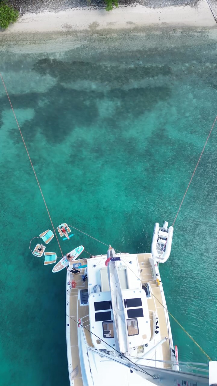If peace and tranquility, away from the path most followed, is what you’re looking for - then do we know just the spot! We love setting up stern lines, creating your own private pool to enjoy the turtles and nature. #borrowedbounty #bvisailing #travel #britishvirginislands #summervibes #yachtlife #islandgetaway #sailinginparadise #luxurycatamaran #bviyachtcharters