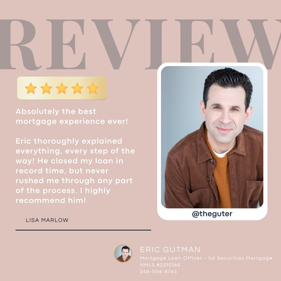 Absolutely stellar review from a great client. This one was fun because she was shopping me against two other lenders. I proved not only I could give her a better deal, but I assured her I was in her corner every step of the way (which I was). And we got her cleared to close in less than 10 days!!!!
I wear a lot of hats, but one of those is loan officer. Let me help you the next time you are purchasing or refinancing your home.