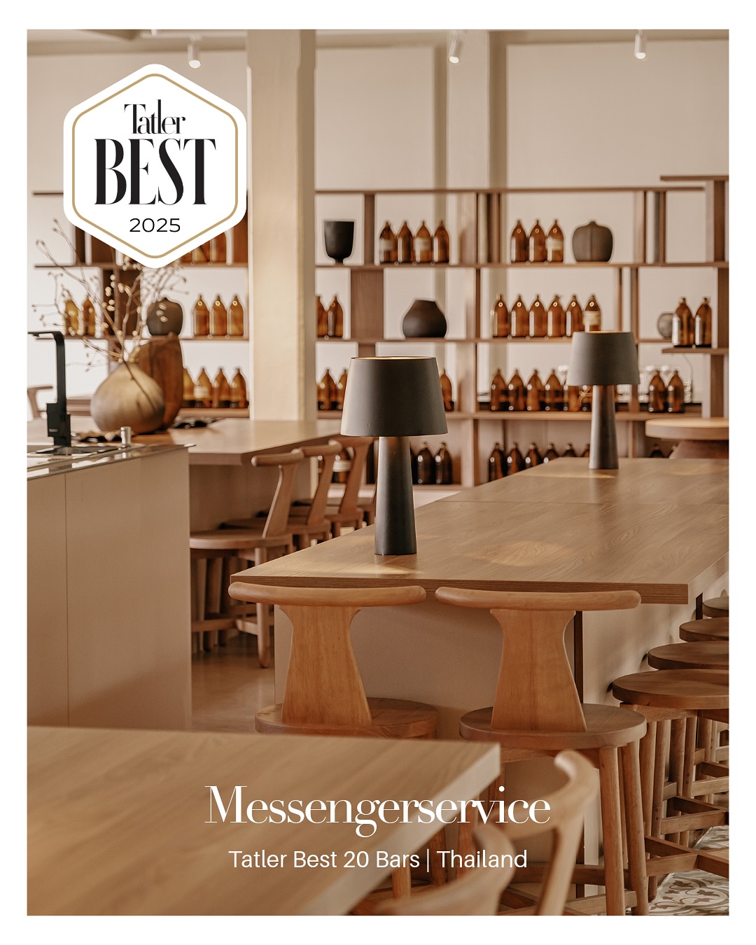 We’re honored to be named one of Tatler Thailand’s 20 Best Bars 2025!
Thank you so much @tatlerth @tatlerdiningth for this recognition. We’re grateful to be part of such a vibrant and growing bar scene in Thailand, and we’ll keep doing what we love: creating honest drinks, thoughtful stories, and memorable nights.
Cheers to everyone !
#MessengerserviceBar #TatlerDiningTH #TatlerThailand #20BestBarsThailand
