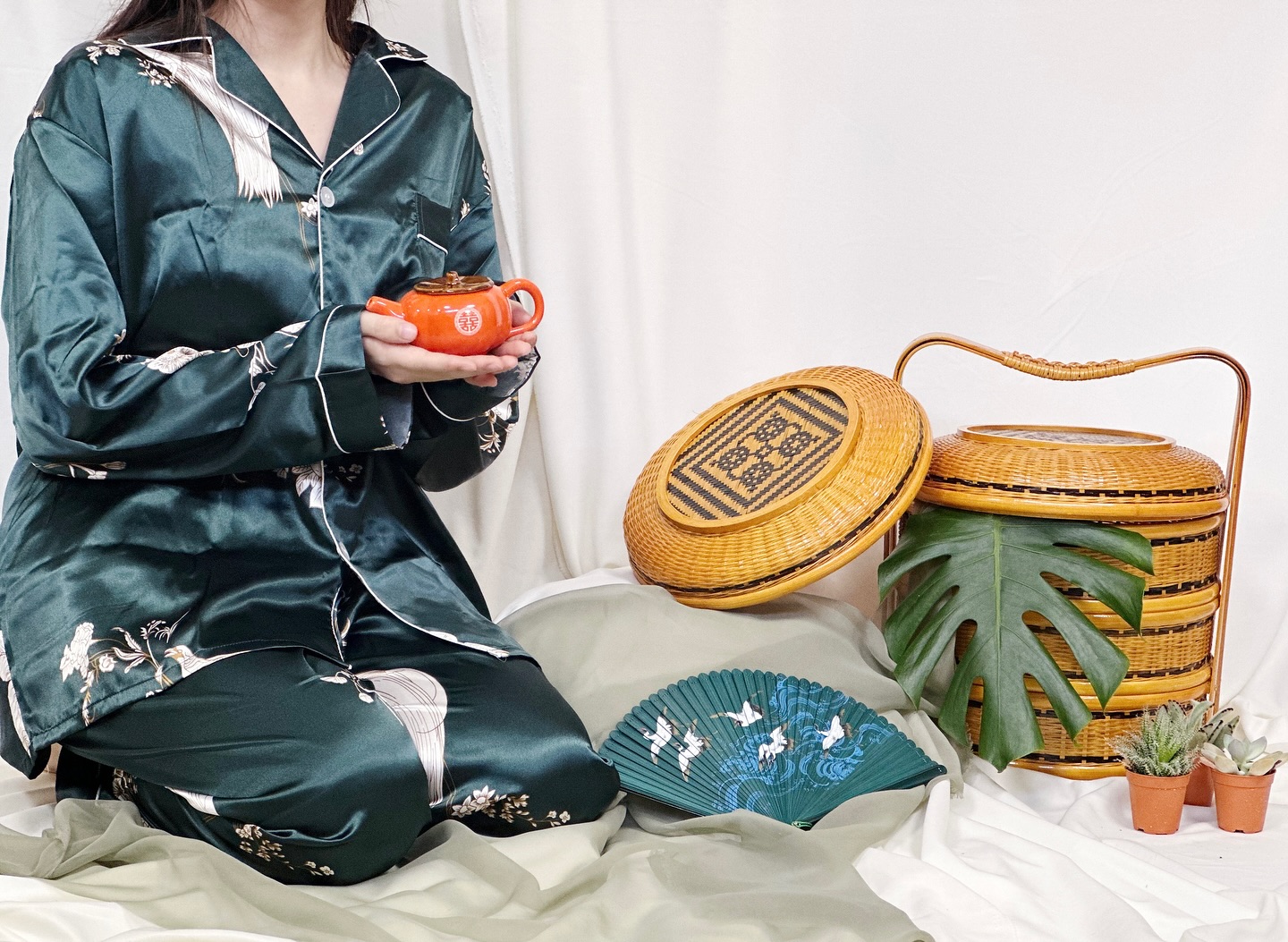 Matching fans + pyjamas set!
