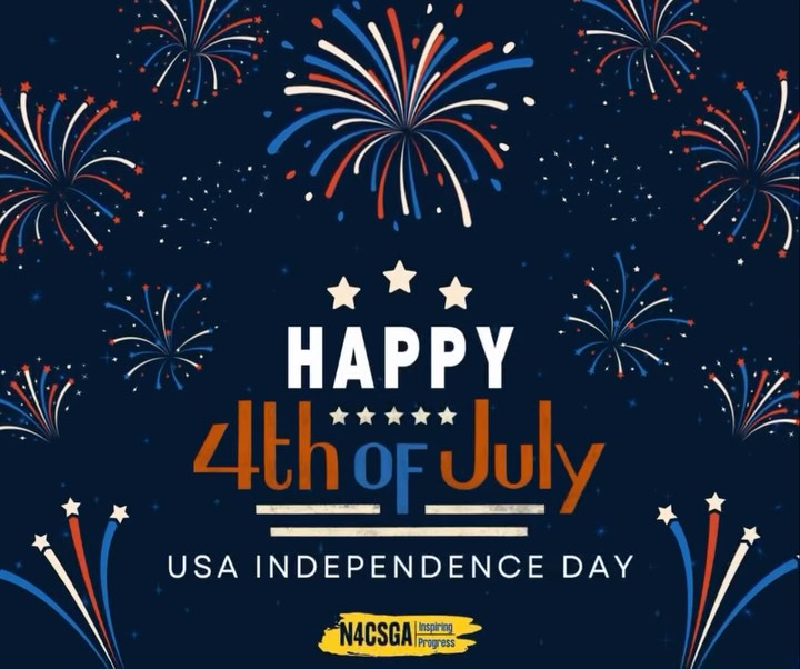 Happy Fourth of July from N4CSGA! 🇺🇸
Wishing you a day filled with celebration, freedom, and pride. Stay safe and enjoy the holiday! ❤️🤍💙
#N4CSGA #NCCommunityColleges #FourthOfJuly #IndependenceDay