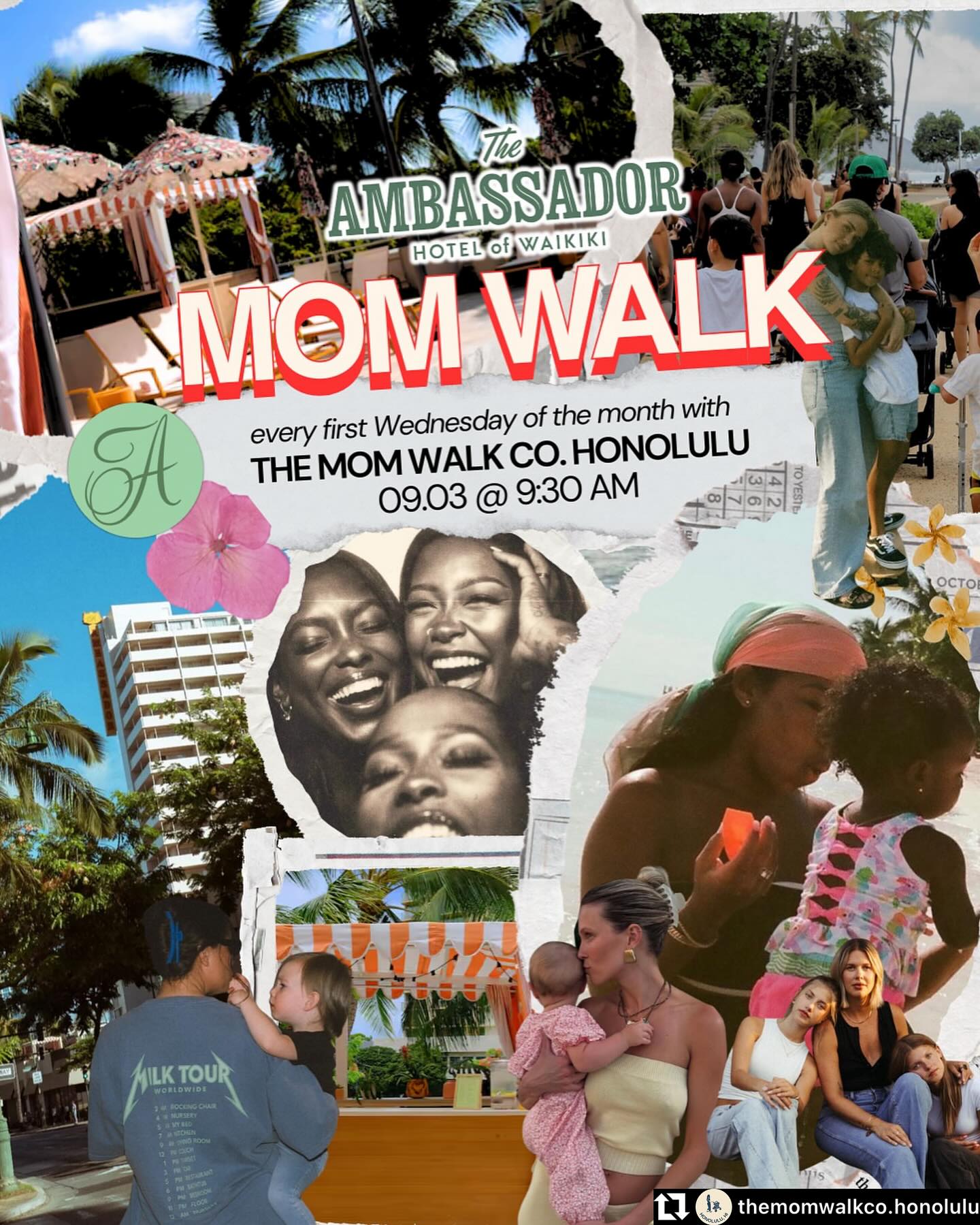 Attention all Mommas, come join us! š¦
This Wednesday, Sept. 3rd at 9:30, @watersafetyhawaii will be joining @themomwalkco.honolulu to provide water safety tips for your keiki and much more!
Signup is in the link in bio for @themomwalkco.honolulu.
This will take place at the @ambassadorwaikiki for the MOM WALK āØ
Open to all moms at any stage of momhood- whether youāre expecting or have older kids, all of our walks are aimed to help ensure no mom walks through motherhood alone. Kids are welcome to come with you or enjoy the time for you mama.
Meet up will be in the lobby before we head out for a walk to fort derussy beach park and come back for some added time to hang out at the pool!
We (@watersafetyhawaii & @isr_oahu) will provide water safety tips for your keiki and also have a Momma & Me class where we teach your keiki how to acclimate in the pool and introduce essential skills such as swimming, floating and muchš«¶š
š«Hereās the details:
09.03 @ 9:30am
FREE RSVP - Max capacity 30 moms, first come first serve
Kids welcome
Parking at the hotel is valet $10 cash or card
Hope to see you there mama ā¤ļøHurry while spots are limited!
#mom #honolulu #honolulumoms #hawaiimoms #mommyandmeclasses #swim #float #watersafety #watersafetyhawaii #survivalswim #hawaiimom