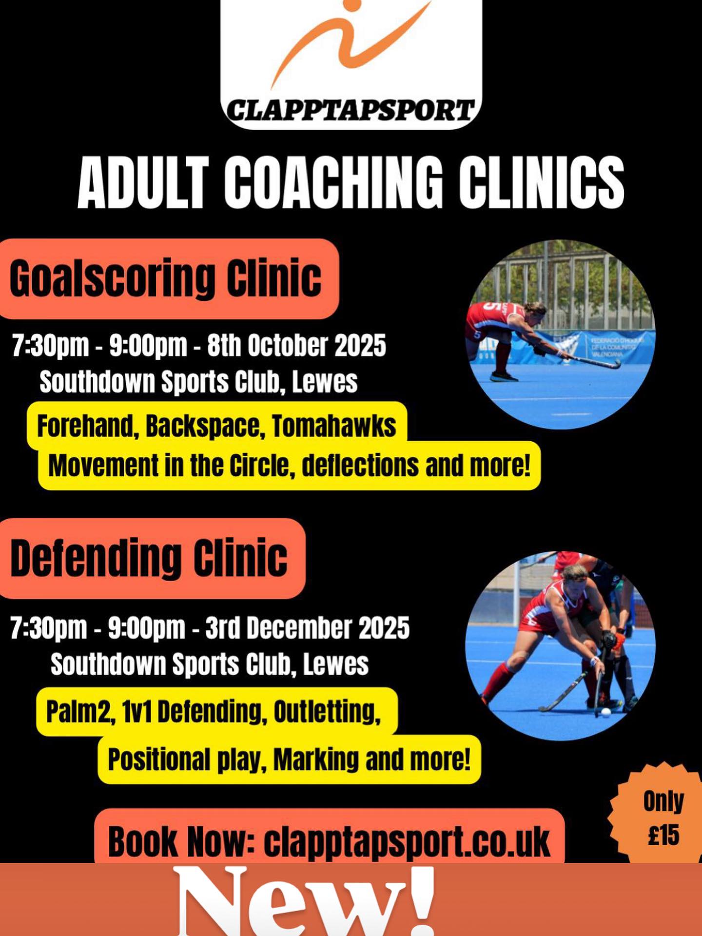 New Adults coaching sessions starting this season with @clapptapsport at the perfect venue of the @southdownsportsclub. First one we will be focusing on goalscoring, giving you the confidence to score goals, create for your team mates and learn new skills. Places are already going fast so don’t miss out and book now!
#nevertolatetodevelop
#goals
#tomahawks
#attackingplay