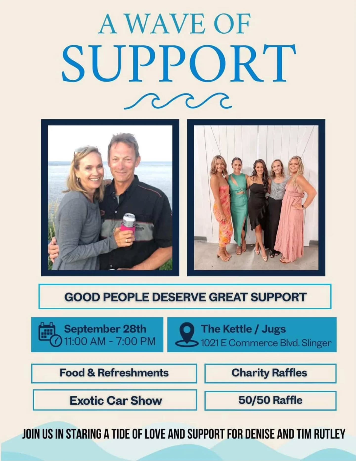 🎨💛🌊 On Sunday, Sept. 28th, I’ll be face painting at the Kettle/Jugs in Slinger, and all of my tips will be donated to support Denise Rutley, a prominent figure in our community, as she continues her cancer treatment journey. Let’s surround her and her family with a wave of love, strength, and encouragement. 🎨💛🌊