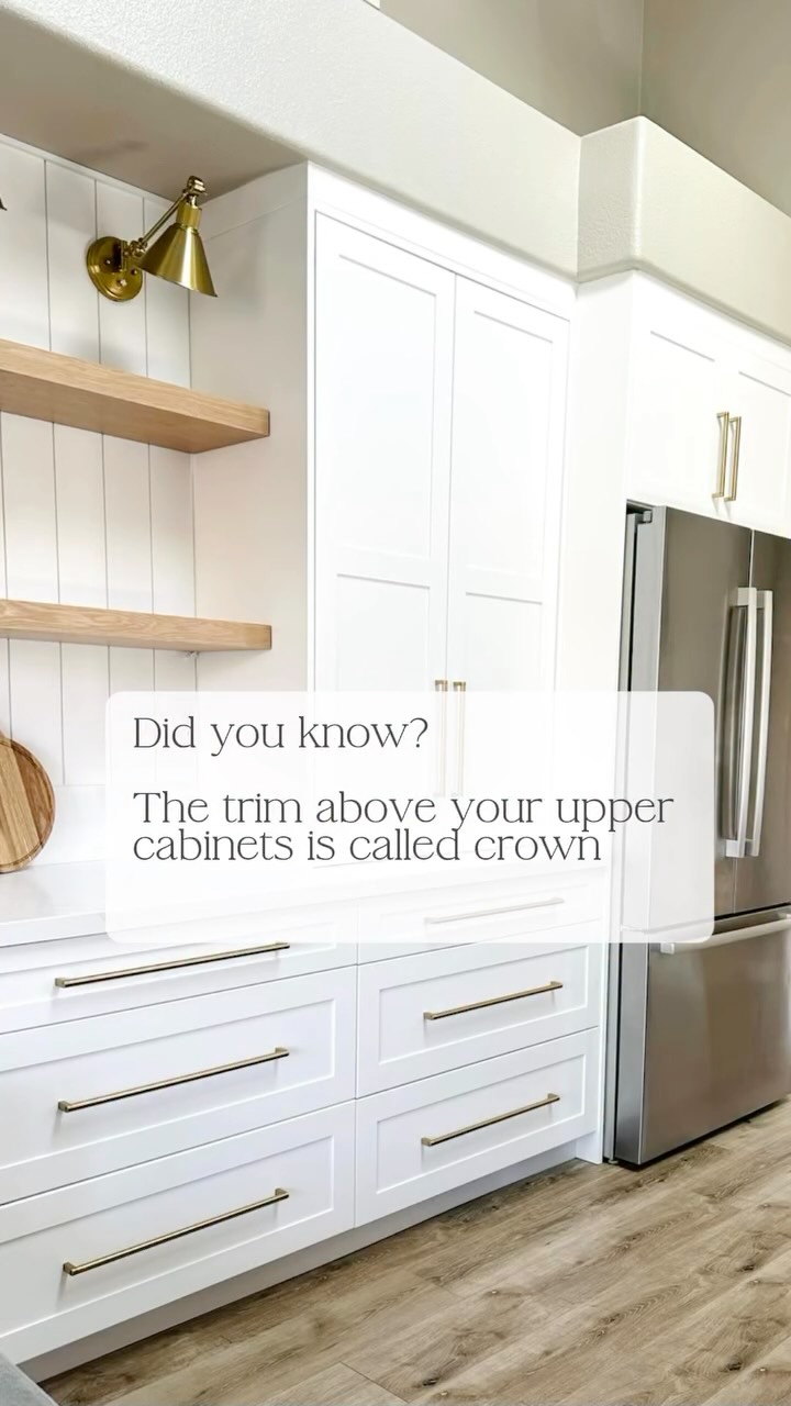 Did you know?💡
The trim above your upper cabinets is called crown,
and it can be finished in different ways:
▪️Shadow line – A small gap for a clean and modern look.
▪️Small trim – Simple and stylish detail.
▪️Tall trim – Perfect for high ceilings and a classic look.
▪️Simple molding – Trim that finishes the space nicely.
Which one is your favorite? ✍️👇
#kitchenremodel #kitchentips #remodelideas #kitcheninspo #homedesignideas #sandiegohomes #kitchendetails #davanna